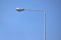 Street lamp post electricity industry with blue sky background