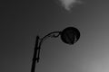 Street lamp sunset Istanbul Turkey Royalty Free Stock Photo