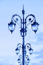 Street lamps in the art deco style Royalty Free Stock Photo