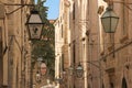 Street lamps. Dubrovnik. Croatia