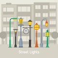Street Lamps and Lamp Posts Banner