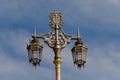 Ornate victorian street lamps 