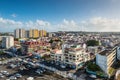 Street landscape of the city Pointe-a-Pitre, Guadeloupe Royalty Free Stock Photo