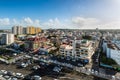 Street landscape of the city Pointe-a-Pitre, Guadeloupe Royalty Free Stock Photo