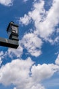 Street lantern against blue sky Royalty Free Stock Photo