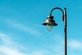 Street lantern light lamp with glass dome