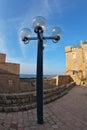 The street  lantern in Old Yaffo Royalty Free Stock Photo