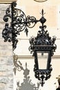 Street Lantern, Peles Castle, Sinaia, Romania Royalty Free Stock Photo