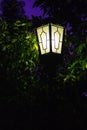 Street lantern, retro lamppost, outdoor lamp