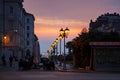 Street lantern, Trieste Royalty Free Stock Photo