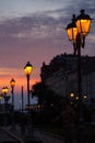 Street lantern, Trieste Royalty Free Stock Photo