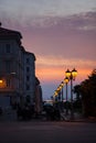Street lantern, Trieste Royalty Free Stock Photo