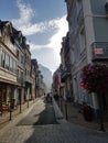 Street in Le TrÃÂ©port, France Royalty Free Stock Photo