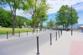 Street leading to beach