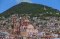 Street level view of the city of taxco in guerrero, mexico V