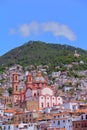 Street level view of the city of taxco in guerrero, mexico IV