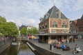 Street life in city Leeuwarden, Netherlands Royalty Free Stock Photo