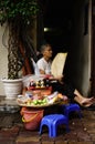 Street Life in Ha Noi - Viet Nam Royalty Free Stock Photo