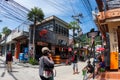 Street life in Haad Rin town, koh Phangan, Thailand