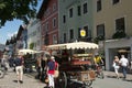 Street life in Kitzbuehl, Austria Royalty Free Stock Photo