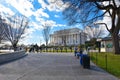 Street life near Abraham Lincoln Memorial. Washington DC, USA. Royalty Free Stock Photo