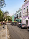 Street life in old San Juan, Puerto Rico Royalty Free Stock Photo