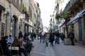 Autumn in the streets of Bordeaux, France Royalty Free Stock Photo