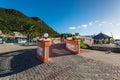 Street life in  St John`s, Antigua and Barbuda Royalty Free Stock Photo