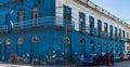 Street life view in Sanata Clara Cuba with classic cars