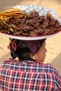 The street life in Yangon, Myanmar