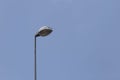 street light against the blue sky. Royalty Free Stock Photo