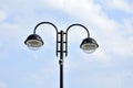 Street light against blue sky Royalty Free Stock Photo