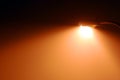 Street Light on a Foggy Night (Copy Space) Royalty Free Stock Photo