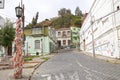 Street light in Valparaiso, Chile