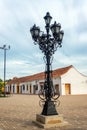 Street Lights in Mompox, Colombia Royalty Free Stock Photo