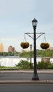 Street lights at Niagara falls Royalty Free Stock Photo