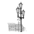 Street lights, Saint Petersburg