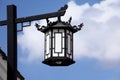 Street lamp with traditional Chinese characteristics..