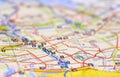 Street Map Royalty Free Stock Photo