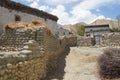 Street from Marang village Upper Mustang Nepal