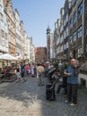 Street mariacka gdaÃÂ±sk poland europe