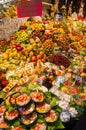 Street market in Barcelona, Spain Royalty Free Stock Photo