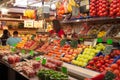 Street market in Barcelona, Spain Royalty Free Stock Photo