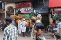 Street market in Bombay Mumbai, India