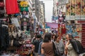 Street market on Mong Kok Road, Kowloon, Hong Kong China Royalty Free Stock Photo