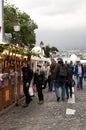 A street market in Montmartre, Paris