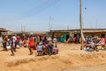 Street market in a small village in Kenya