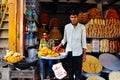 A street market in Jaipur, India. Royalty Free Stock Photo