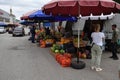 Street market in Vedeno. Chechnya, Russia Royalty Free Stock Photo