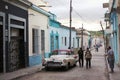 Classic American car in Cuba